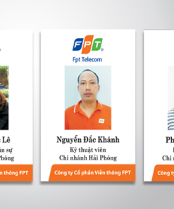 In Thẻ Nhựa Nhân Viên 4 Thẻ nhân viên tại Copy Shop