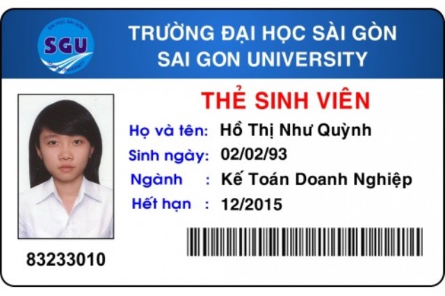 In thẻ sinh viên tại TPHCM