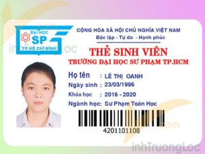 In thẻ sinh viên tại Copy Shop