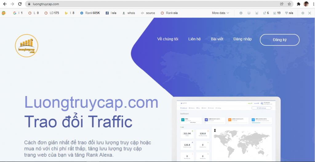 Công cụ (tool) tăng traffic cho website