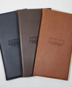 Menu Da Cao Cấp 2 Menu bìa da – Lựa chọn sang trọng cho nhà hàng cao cấp