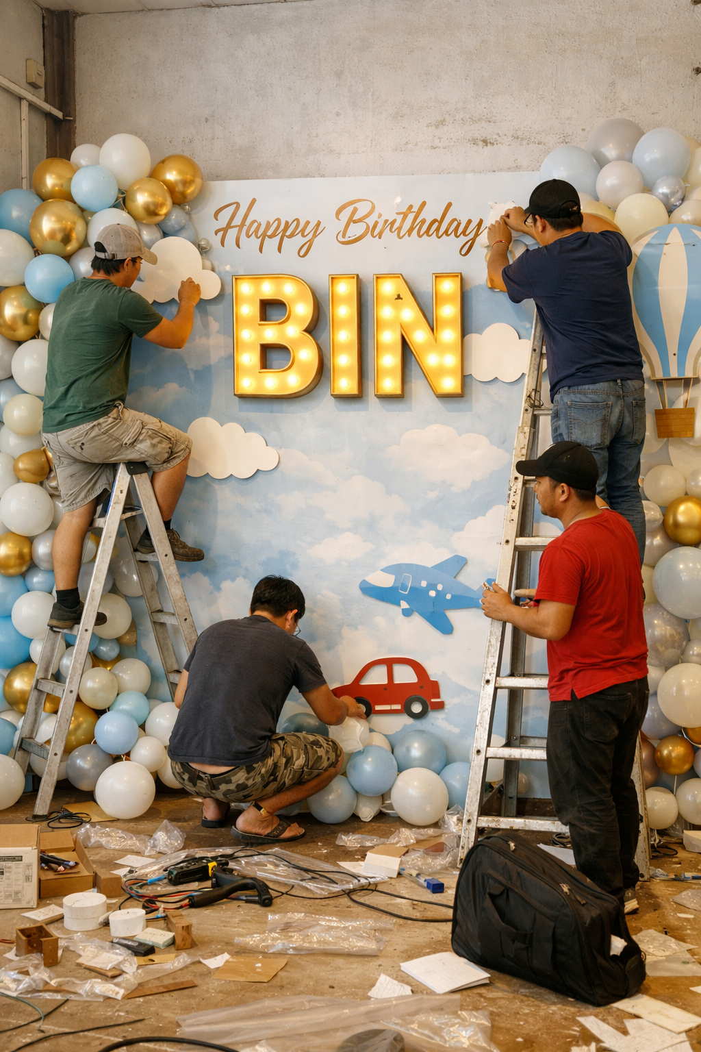 Mẫu Backdrop Sinh Nhật