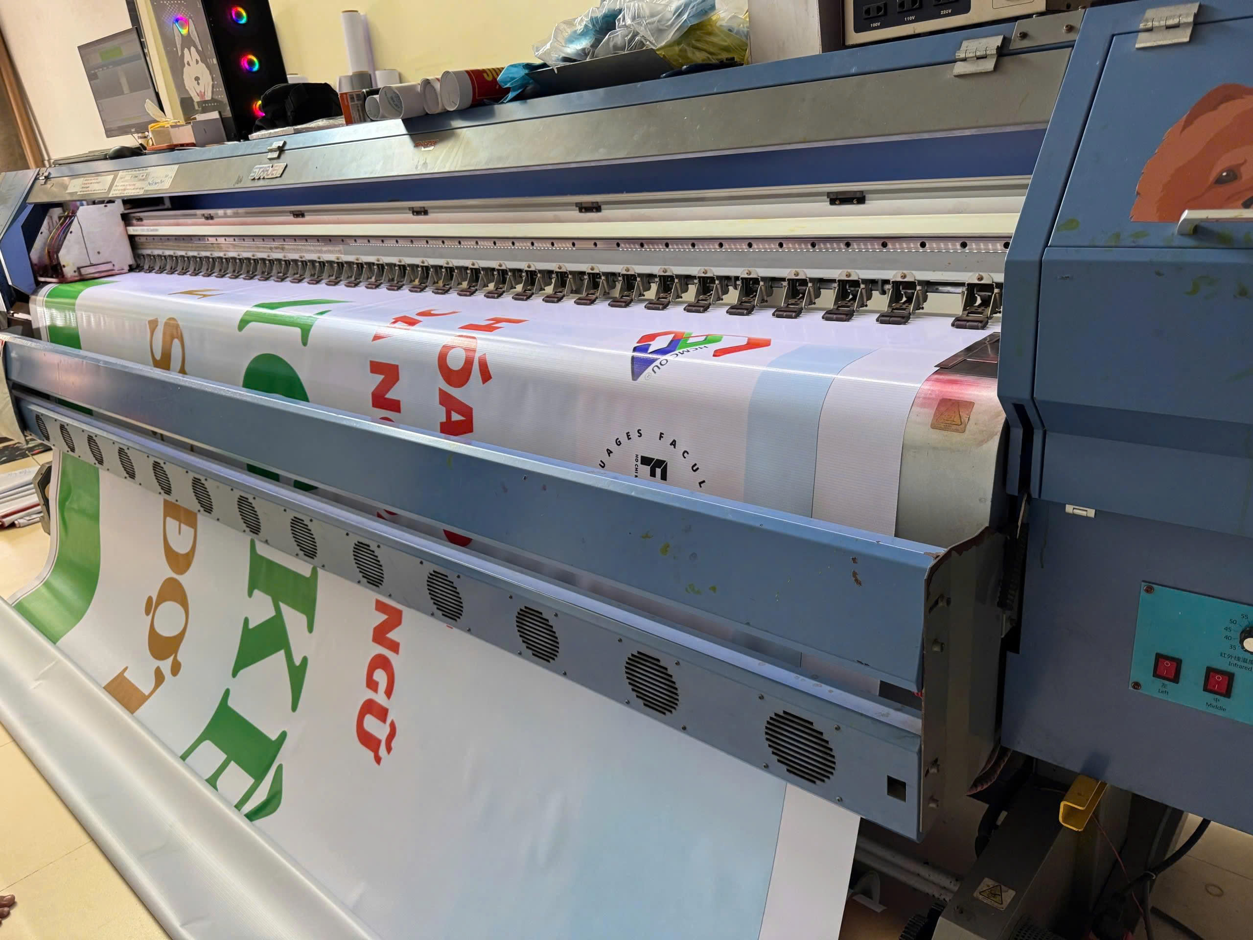 Backdrop Vải với Hiflex