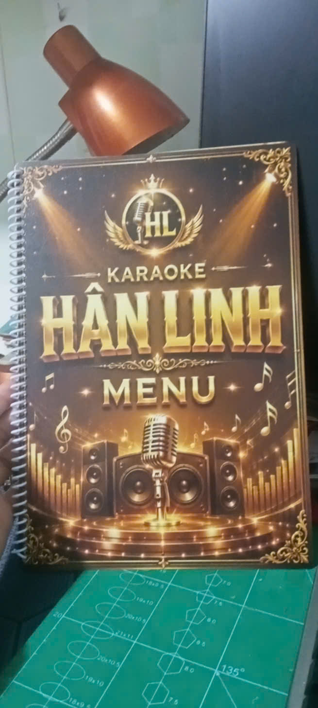 In Menu Nhựa Cứng