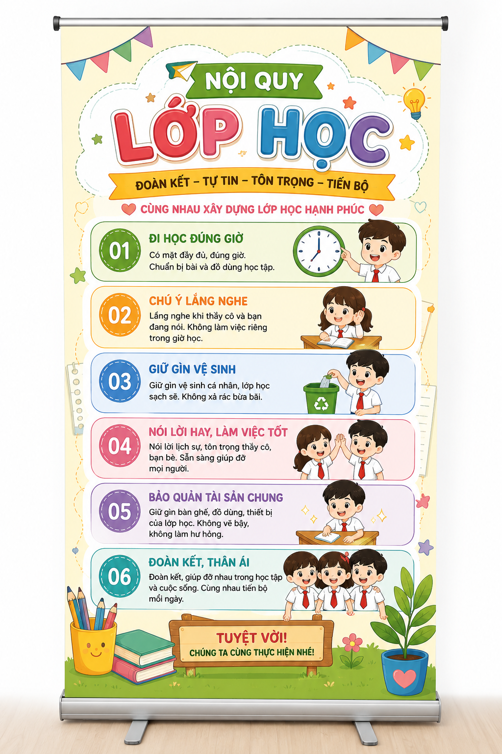 Standee Lớp Học 3 Standee Lớp Học