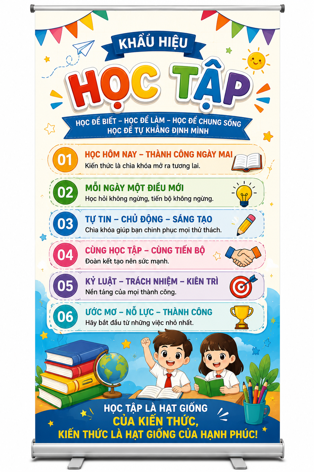 Standee Lớp Học 4 Standee Lớp Học