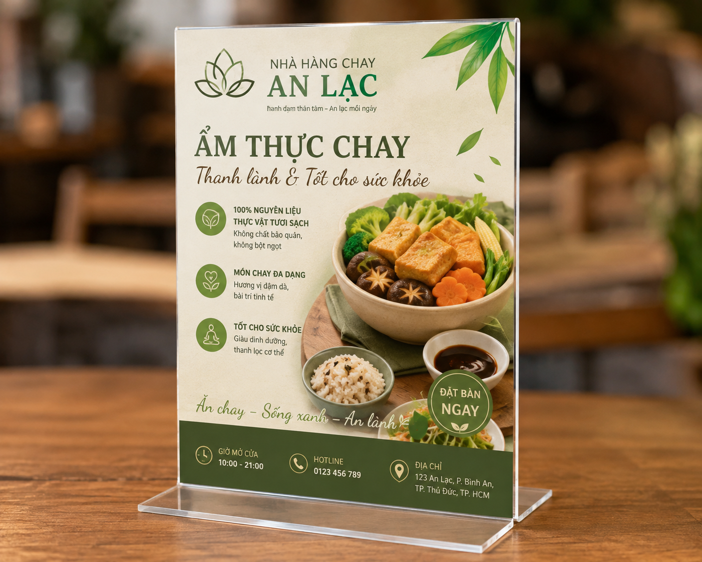 In Standee Để Bàn