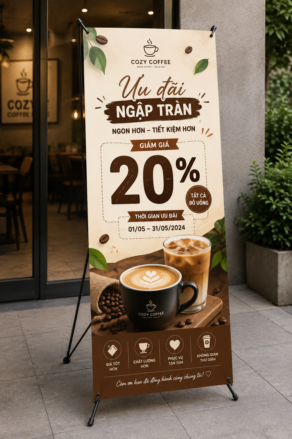 Standee Cafe Gía Rẻ