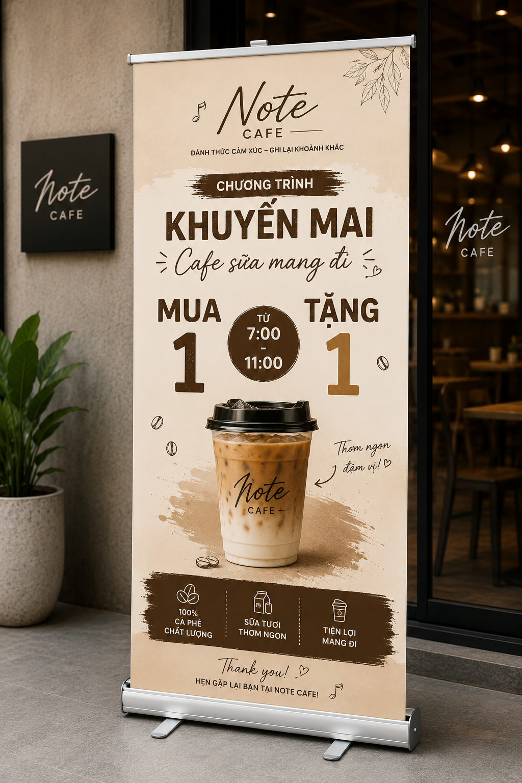 Standee Cafe Đẹp